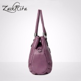 ZackRita Genuine Leather Bags For Women Elegant Handbag Solid Office Casual Tote Messenger Bags Obag B84 August 2018 - 3 ZackRita Genuine Leather Bags for Women Elegant Handbag Solid Office Casual Tote Messenger Bags Obag B84 - 3