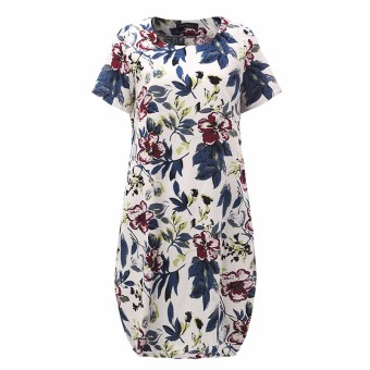 ZANZEA Boho Style Printed Floral Dress 2016 Summer Womens Short Sleeve Dresses Casual Vintage Vestido Plus Size S-5XL - Intl June 2018 - 5 ZANZEA Boho Style Printed Floral Dress 2016 Summer Womens Short Sleeve Dresses Casual Vintage Vestido Plus Size S-5XL - intl - 5