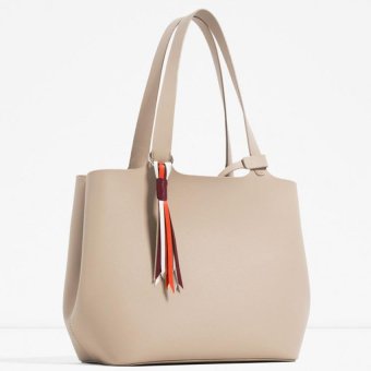 Zara Soft Mini Tote Bag (Beige) June 2018 - 2 Zara Soft Mini Tote Bag (Beige) - 2