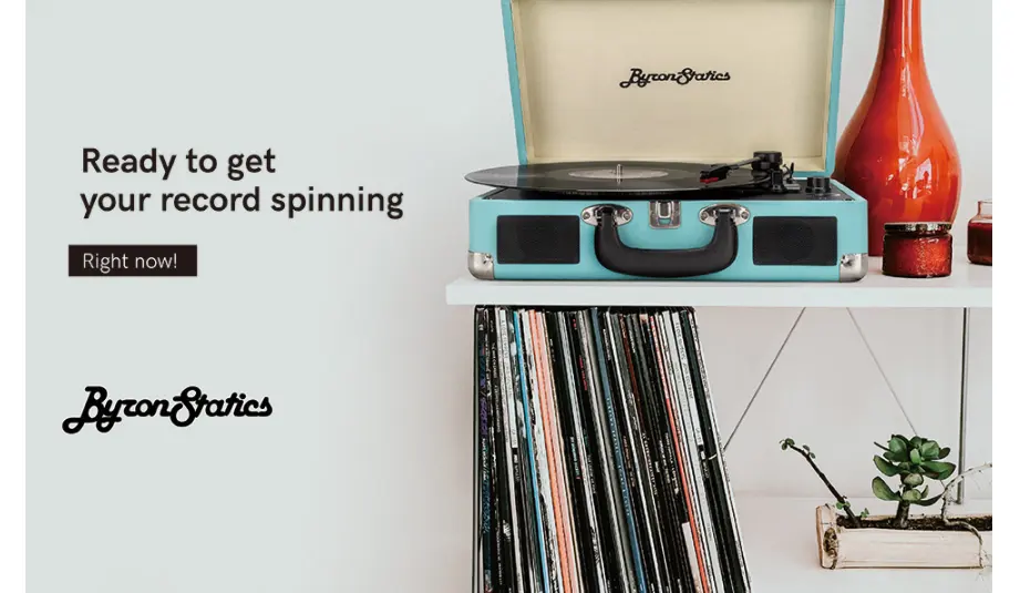byron statics record player