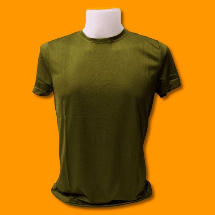 Active-Dry Fatigue/Army Green (XS to 2XL/Adult) Dry-Fit T-Shirt for Unisex