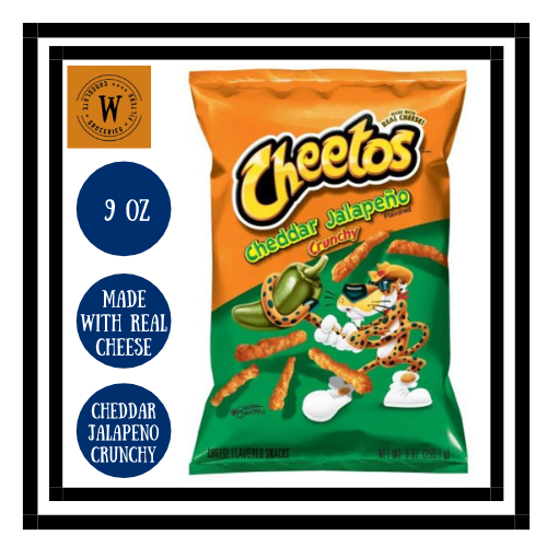  Cheetos Jalapeno Cheddar, 9 oz