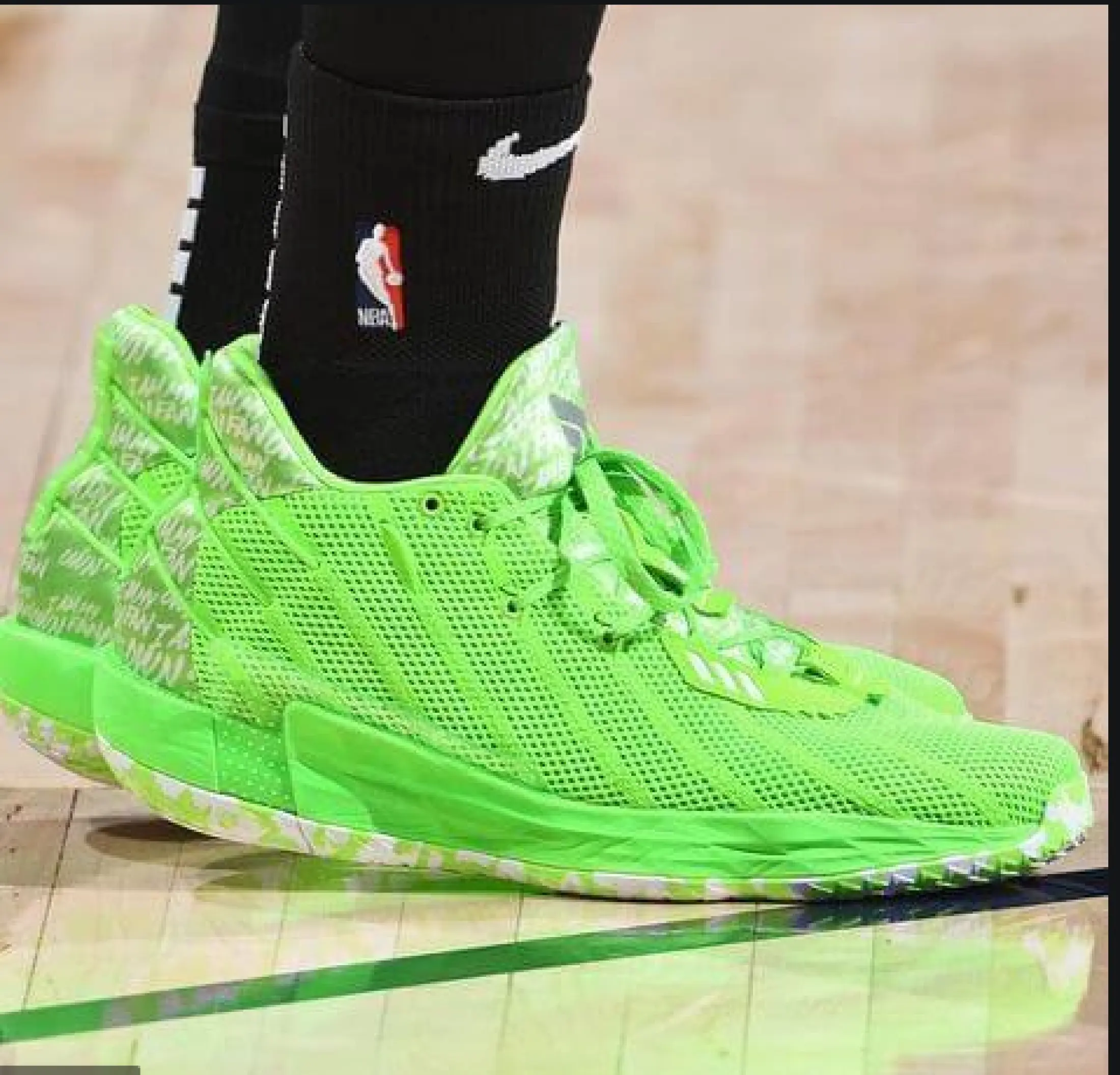 adidas neon green basketball shoes