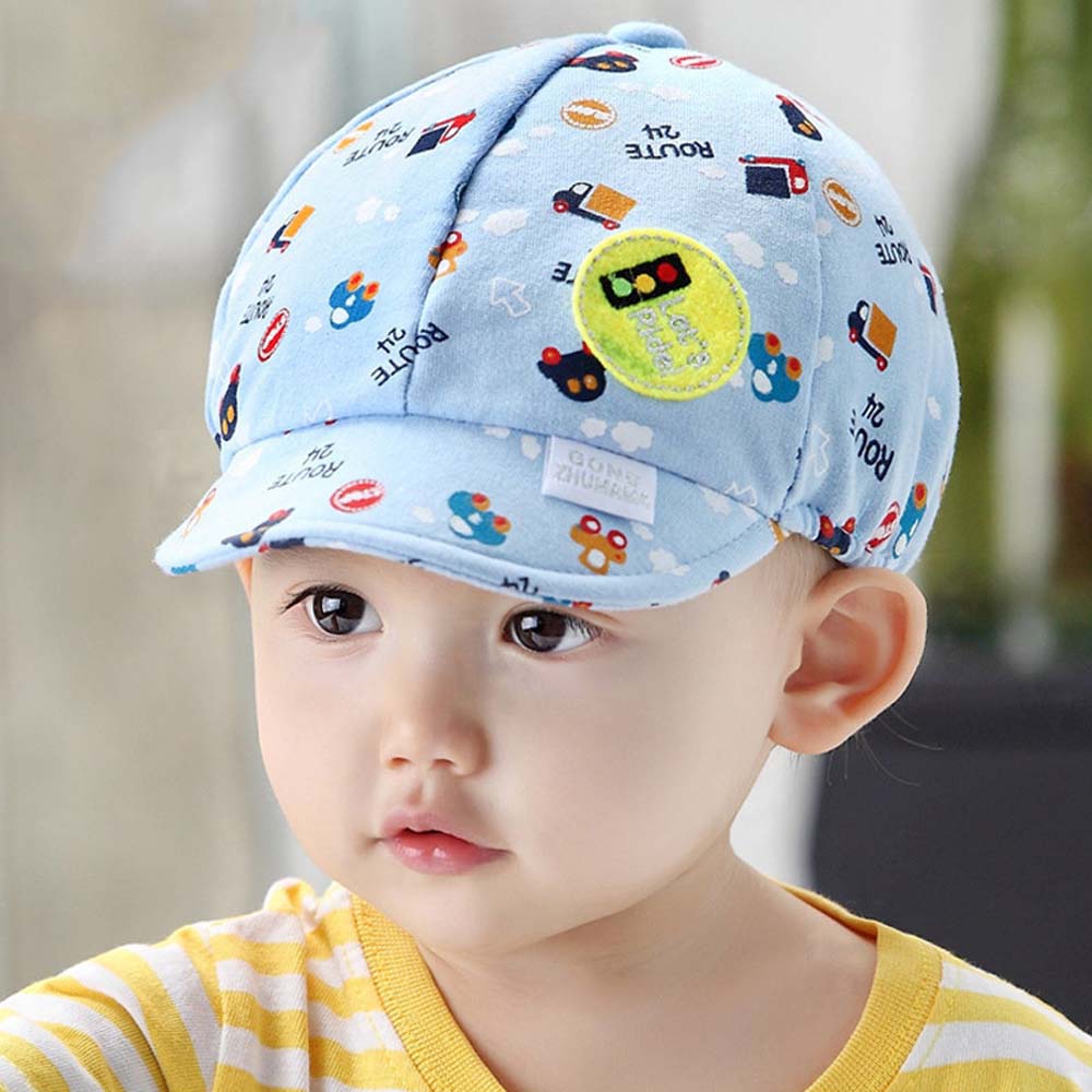 CGGUE เด็กรถเล็กๆน้อยๆสาวทารกเด็กเล็กเด็กแรกเกิดหมวกหมวกลำลองหมวกเบเร่ต์เด็กหมวกเบสบอล