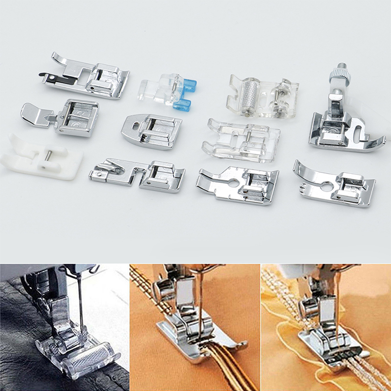 Narrow Rolled Hem Foot Sewing Machine Hemmer Presser Foot 3 Pcs Set 