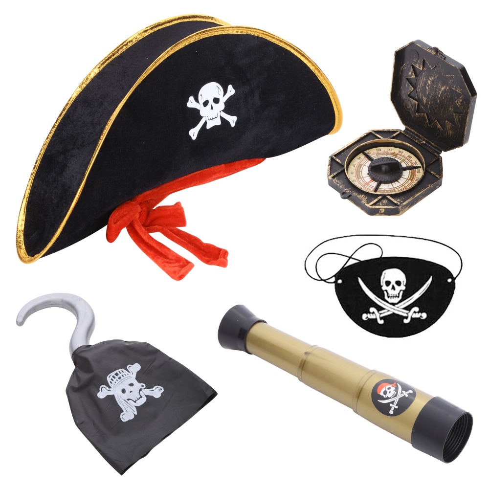 Yjfuy mũ cướp biển đồ chơi lạ mắt cướp biển caribbean mũ cướp biển đồ chơi