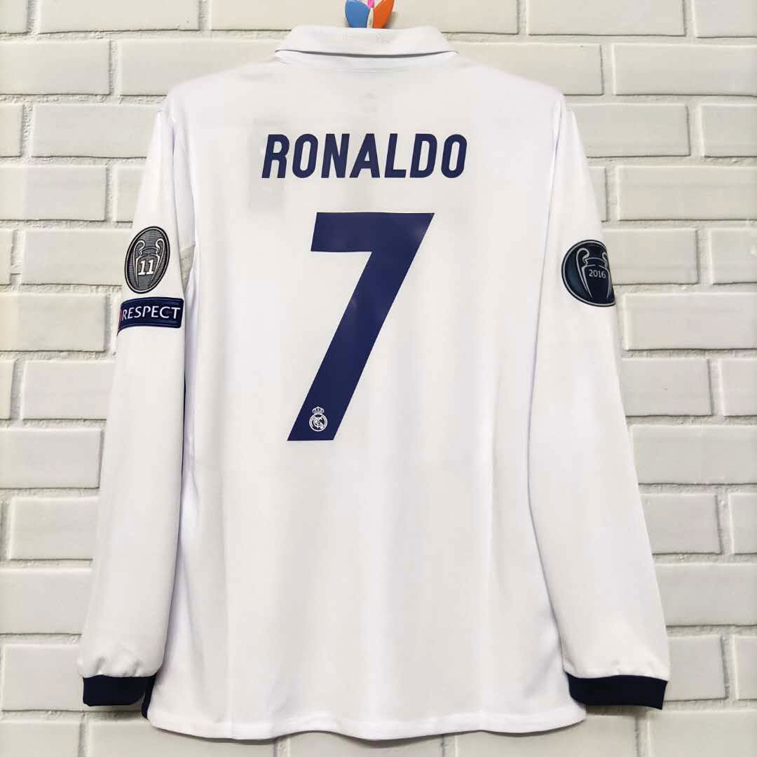 Real madrid C.Ronaldo Full sleeve Retro jersey