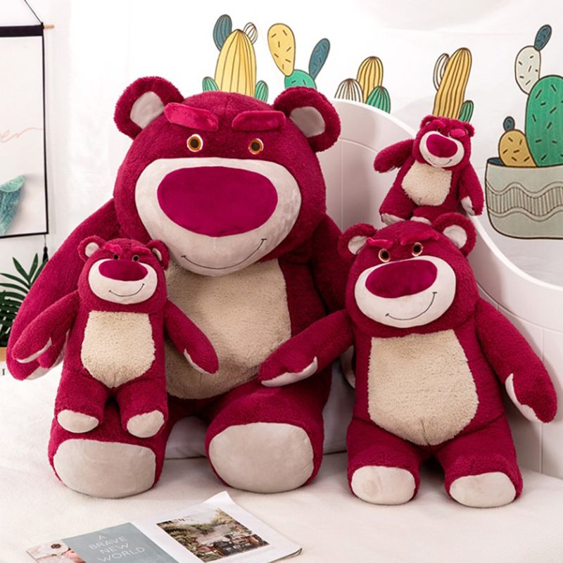 Giảm Giá 25/35Cm Gấu Bông Thú Nhồi Bông New Lotso Bears Plush Doll Disney  New Toy Story 4 Soft Stuffed Strawberry Bear Gift Toys - Beecost