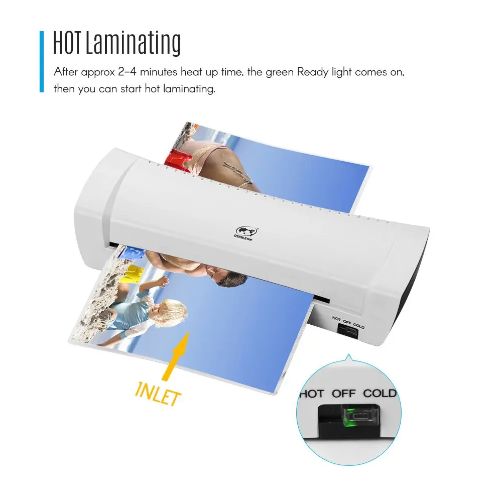 Hot And Cold Laminator Photo Paper Jam Laminating Machine Suitable For Home Office Lazada Ph