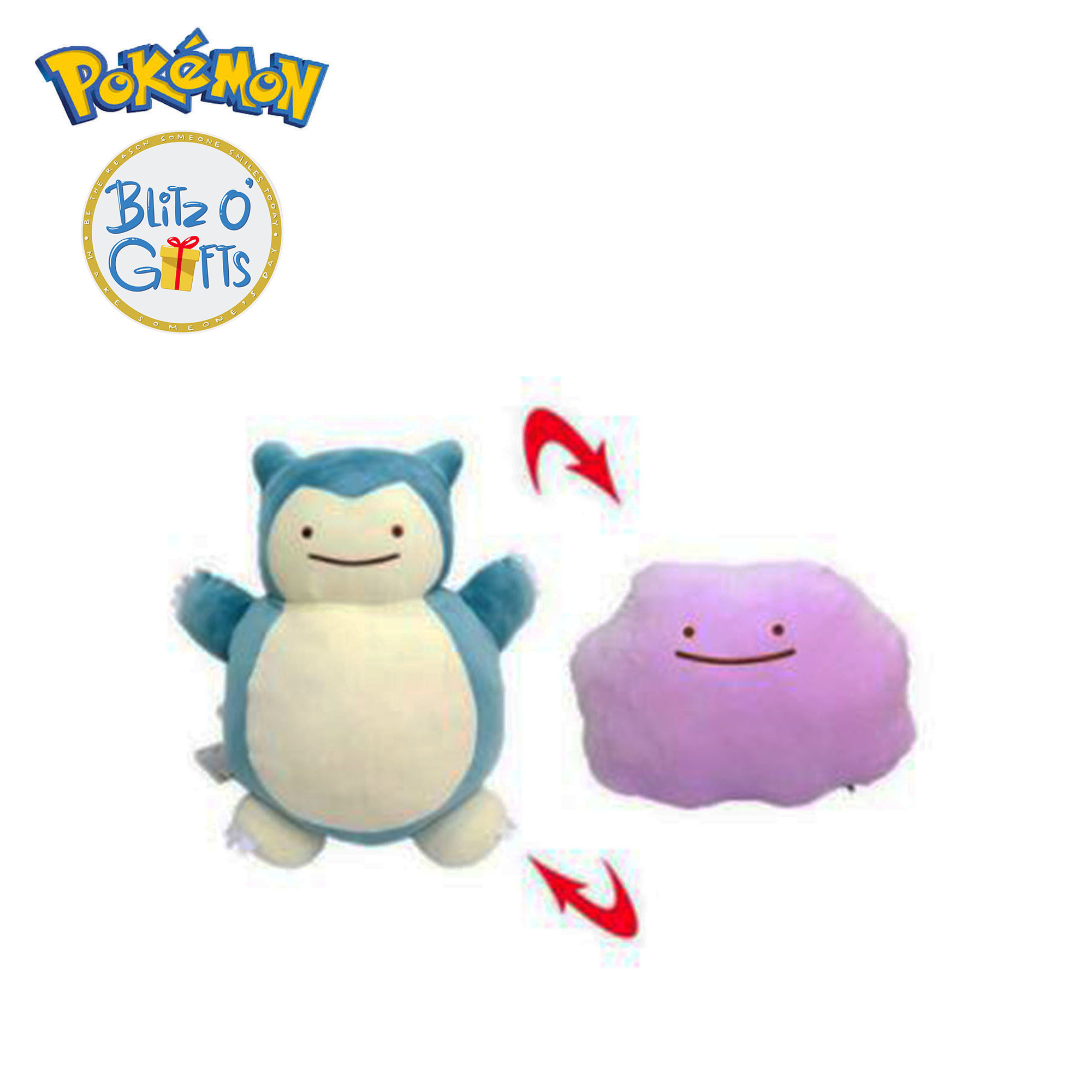 ditto snorlax plush