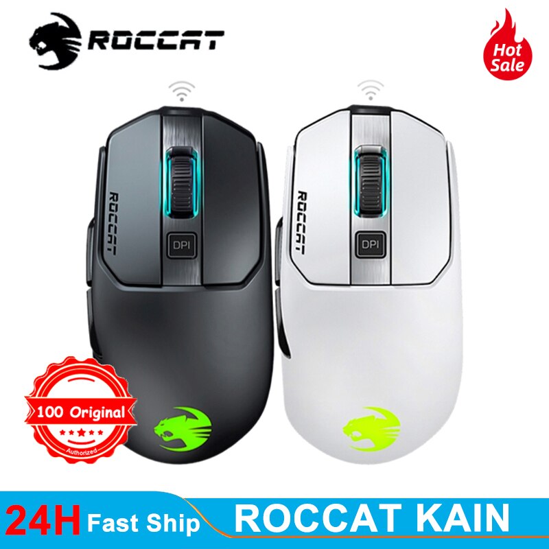 【美品】ROCCAT Kain 122 Titanクリック ROC-11-612 ROCCAT Kain 122 Titan ROC-11-612-WE（独自クリック構造TITAN