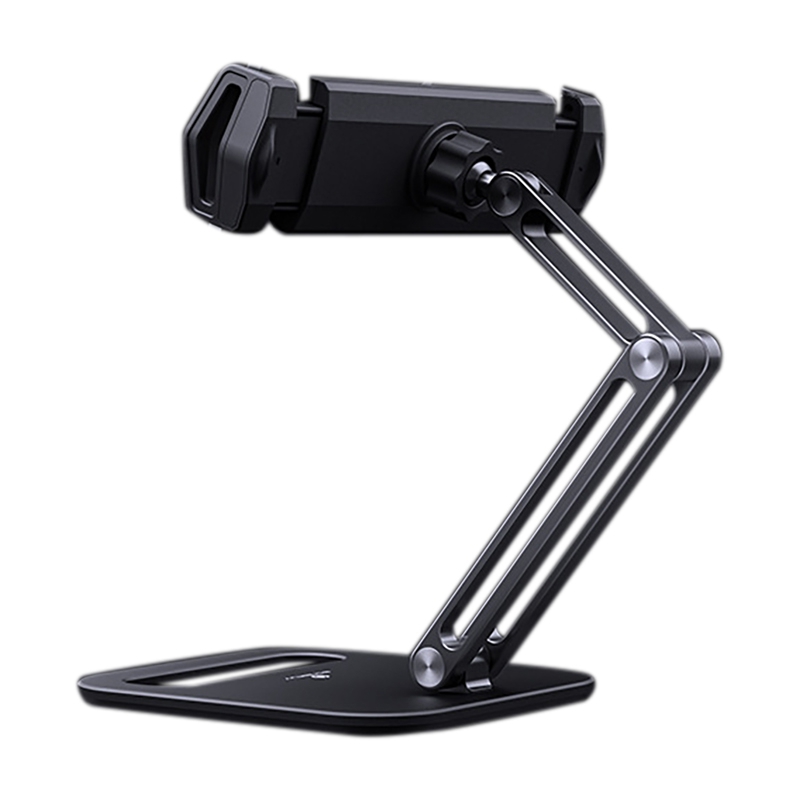Cell Phone Stand Angle Height Adjustable Aluminum Alloy Holder Suitable for iPhone, iPad, Tablet (4-13 Inches)