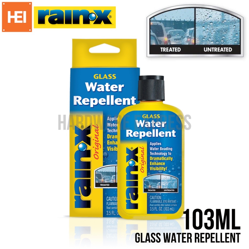 RainX Glass Water Repellent 103ml or 207ml (For windshields / fog lights /  headlights)
