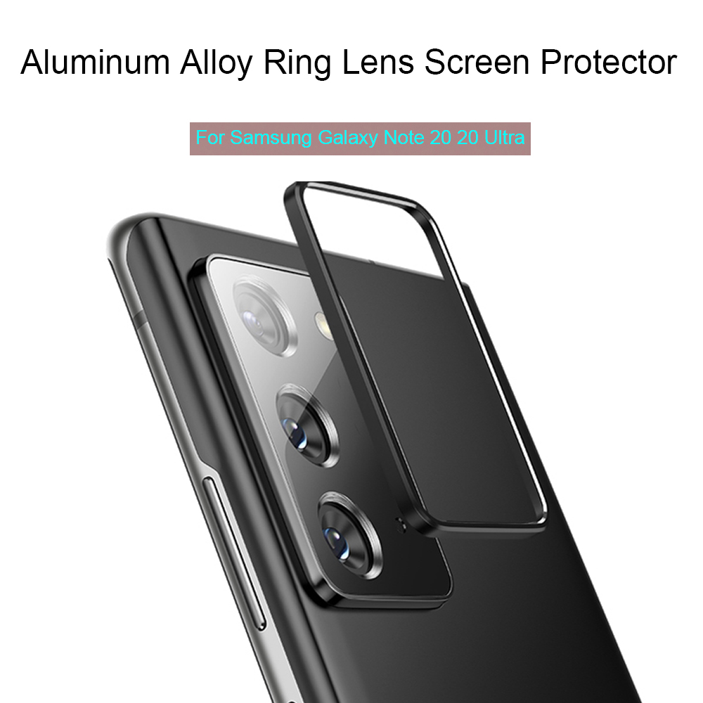 JQKSJH Anti-fingerprint Full Protection Scratch-proof Metal Camera Cover Lens Screen Protector Protective Aluminum Alloy Ring