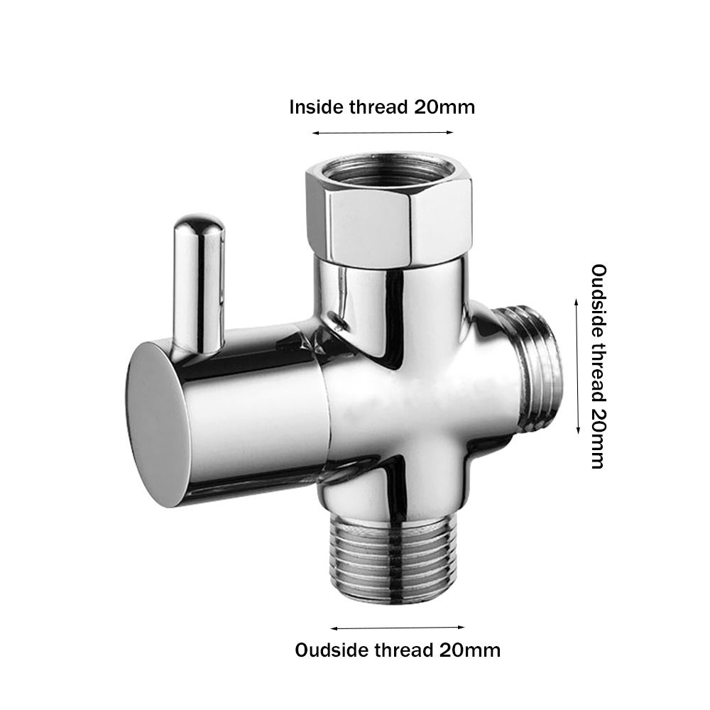 Van Chuyển Hướng Đầu Phun Cố Định Bằng Đồng Thau C52344 Van Chuyển Hướng Van Chia Nước Vòi Hoa Sen V