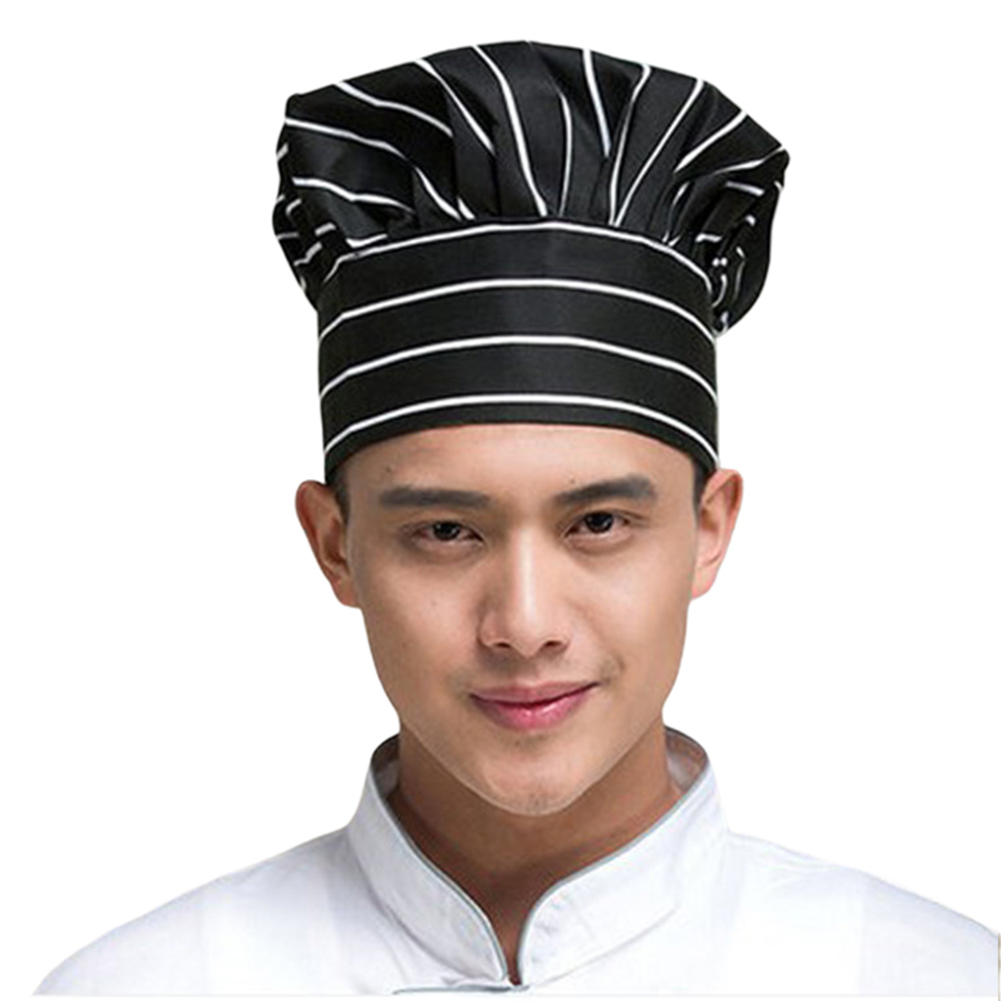 มืออาชีพยืดหยุ่นผู้หญิงผู้ชายจีบหมวกทำงานครัวทำอาหารเบเกอร์หมวกเชฟ