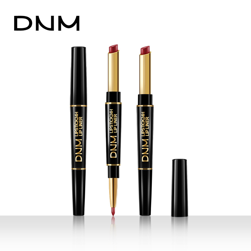 Son Môi 12 Màu Bộ Son Nước 2 Trong 1 Hai Đầu Son Lì Dòng Son Không Thấm Nước Silk Velvet Son Môi Sti