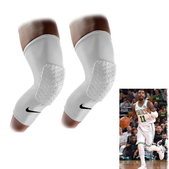 white nike knee pads basketball