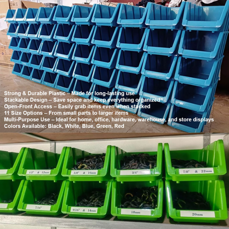 Stronghold Stackable Storage Bins