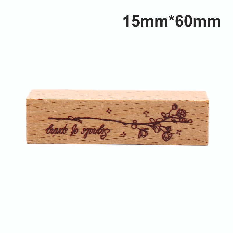 PINGZ About Like Series Stamp DIY Wooden Rubber Stamps for Scrapbooking Stationery