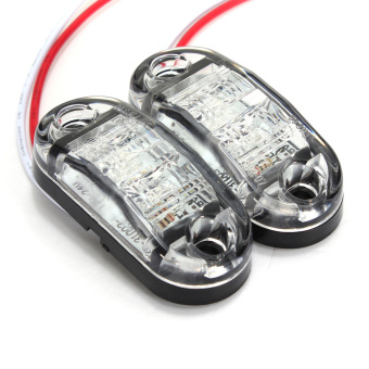 1 PAIR LED Side Marker Light For Cars Trucks Trailers Clearance Lamp 12v/24v (White) April 2018 - 4 1 PAIR LED Side Marker Light for Cars Trucks Trailers Clearance Lamp 12v/24v (White) - 4