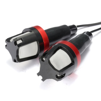 1 Pair Universal Motorcycle LED Handle Grip Bar End Plug Turn Signal Indicator Light (Red) - Intl June 2018 - 4 1 Pair Universal Motorcycle LED Handle Grip Bar End Plug Turn Signal Indicator Light (Red) - intl - 4