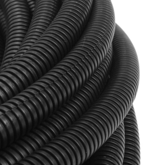 ... 100 Ft Split Wire Loom Conduit Polyethylene Tubing Black ColorSleeve Tube - intl - 5