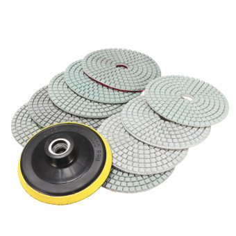 10PCS 4'' Inch Diamond Wet/Dry Polishing Pads For Granite Marble Concrete Stone - Intl June 2018 - 5 10PCS 4'' Inch Diamond Wet/Dry Polishing Pads For Granite Marble Concrete Stone - intl - 5