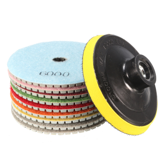 10PCS 4'' Inch Diamond Wet/Dry Polishing Pads For Granite Marble Concrete Stone - Intl June 2018 - 3 10PCS 4'' Inch Diamond Wet/Dry Polishing Pads For Granite Marble Concrete Stone - intl - 3