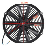 12V 80W 2100RPM Straight Blade Electric Cooling Radiator Fan Kit Universal - Intl August 2018 - 4 12V 80W 2100RPM Straight Blade Electric Cooling Radiator Fan Kit Universal - intl - 4