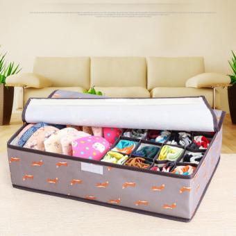 17 Cell Socks Underwear Ties Drawer Closet Home Organizer StorageBox Case (Blue Dot) - Intl June 2018 - 3 17 Cell Socks Underwear Ties Drawer Closet Home Organizer StorageBox Case (Blue Dot) - intl - 3