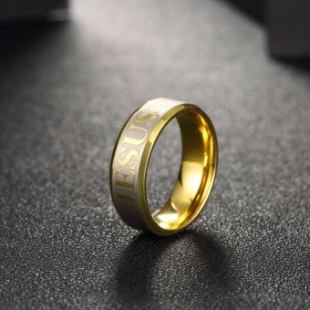 18k Gold Plated Jesus Ring (Keep The Faith) SIZE 5 June 2018 - 4 18k Gold Plated Jesus Ring (Keep The Faith) SIZE 5 - 4