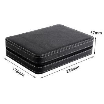 1Pc 8 Grids Watch Display Storage Box Zippered Travel Collector Case Organizer (Coffee) - Intl June 2018 - 5 1Pc 8 Grids Watch Display Storage Box Zippered Travel Collector Case Organizer (Coffee) - intl - 5
