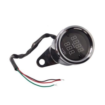 2 In 1 Universal Digital Display Waterproof LED Voltage MeterTachometer For DC 12V Motorcycle - Intl July 2018 - 2 2 In 1 Universal Digital Display Waterproof LED Voltage MeterTachometer For DC 12V Motorcycle - intl - 2