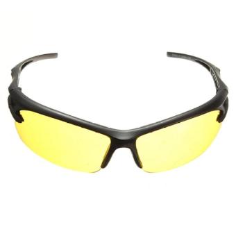 2 Pcs Yellow Lens Night Vision Goggles Sunglasses Driving Riding Sport Glasses UV400 June 2018 - 2 2 pcs Yellow Lens Night Vision Goggles Sunglasses Driving Riding Sport Glasses UV400 - 2