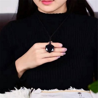 2017 Fashion Universe Spiritual Energy Hexagram Blue SandstonePendant Necklace Grounding Stone Protection Amulet - Intl June 2018 - 4 2017 Fashion Universe Spiritual Energy Hexagram Blue SandstonePendant Necklace Grounding Stone Protection Amulet - intl - 4