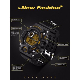 2017 New SANDA Army Watch Men Water Resistant Mens Watches Top Brand Luxury Date Calendar LED Sports Watches Relogio Masculino 326 - Intl May 2018 - 3 2017 New SANDA Army Watch Men Water Resistant Mens Watches Top Brand Luxury Date Calendar LED Sports Watches relogio masculino 326 - intl - 3