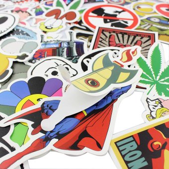 25 Stickers Skateboard Vintage Vinyl Sticker Laptop Luggage Car Decals Mix June 2018 - 4 25 stickers Skateboard Vintage Vinyl Sticker Laptop Luggage Car Decals mix - 4