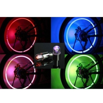 2PCS Multicolor LED Tyre Tire Valve Caps Car Motorcycle Neon Light Lamp Lights - Intl June 2018 - 2 2PCS Multicolor LED Tyre Tire Valve Caps Car Motorcycle Neon Light Lamp Lights - intl - 2
