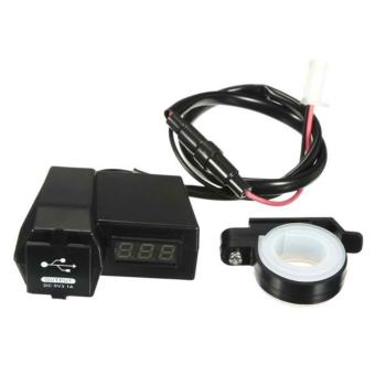 3.1A Motorcycle E-bike 2 In 1 Dual USB Port Phone Charger AndVoltmeter With Waterproof Cover #0475 June 2018 - 2 3.1A Motorcycle E-bike 2 in 1 Dual USB Port Phone Charger AndVoltmeter With waterproof cover #0475 - 2