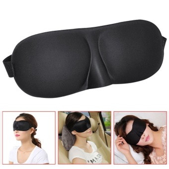 3D Eye Mask Travel Sleeping Soft Cover Shade Blindfold Sponge Blinder Eye Patch - Intl June 2018 - 3 3D Eye Mask Travel Sleeping Soft Cover Shade Blindfold Sponge Blinder Eye Patch - intl - 3
