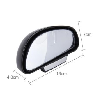 3R-092 Car Blind Spot Rear View Wide Angle Ajustable Mirror (Black)- Intl June 2018 - 4 3R-092 Car Blind Spot Rear View Wide Angle Ajustable Mirror (Black)- intl - 4