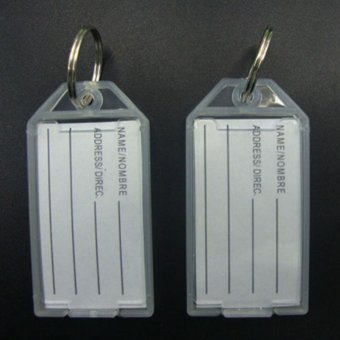40PCS New Colorful Transparent Plastic Luggage ID Label Key TagsKeychains June 2018 - 2 40PCS New Colorful Transparent Plastic Luggage ID Label Key TagsKeychains - 2