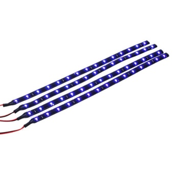 4pcs 12V 30CM/15 LED Car Motors Truck Flexible Waterproof StripLight - Intl April 2018 - 2 4pcs 12V 30CM/15 LED Car Motors Truck Flexible Waterproof StripLight - intl - 2