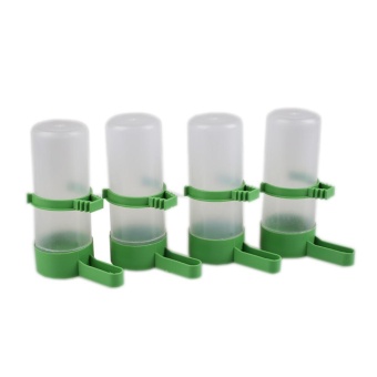 4Pcs Bird Food Feeder Waterer Drinking Water Bottle With Clip For Lovebirds Cage - Intl June 2018 - 2 4Pcs Bird Food Feeder Waterer Drinking Water Bottle with Clip for Lovebirds Cage - intl - 2