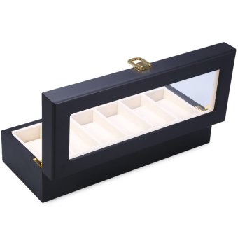 6 Slots Wood Watch Display Case Watches Box Glass Top JewelryStorage Organizer - Intl April 2018 - 5 6 Slots Wood Watch Display Case Watches Box Glass Top JewelryStorage Organizer - Intl - 5