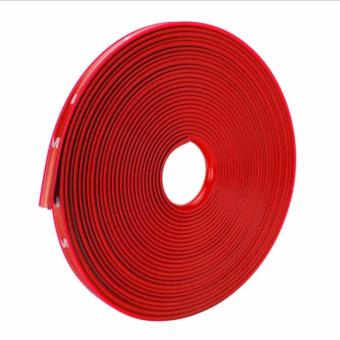 8M Car Wheel Rim Edge Protector Tire Rubber Guard Sticker LineStrip(Red) June 2018 - 3 8M Car Wheel Rim Edge Protector Tire Rubber Guard Sticker LineStrip(Red) - 3