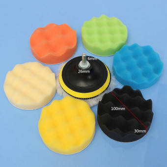 8pc 4'' Sponge Polishing Waxing Buffing Pads Set Kit Compound Auto Car + Drill-intl June 2018 - 4 8pc 4'' Sponge Polishing Waxing Buffing Pads Set Kit Compound Auto Car + Drill-intl - 4