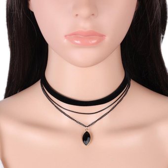 9 Pcs/Set Lace Choker Necklaces Collar Gothic Necklace For Women - Intl June 2018 - 5 9 Pcs/Set Lace Choker Necklaces Collar Gothic Necklace for Women - intl - 5
