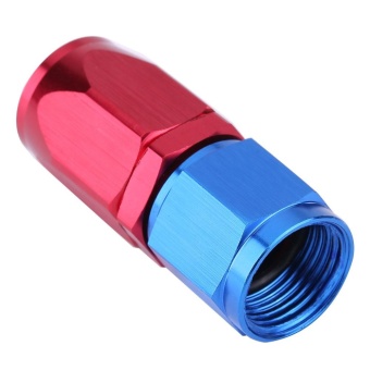 AN8 Fuel Line Hose End Swivel Fitting Oil Cooler Adapter Blue And Red Color Anodized 0? - Intl April 2018 - 2 AN8 Fuel Line Hose End Swivel Fitting Oil Cooler Adapter Blue and Red Color Anodized 0? - intl - 2